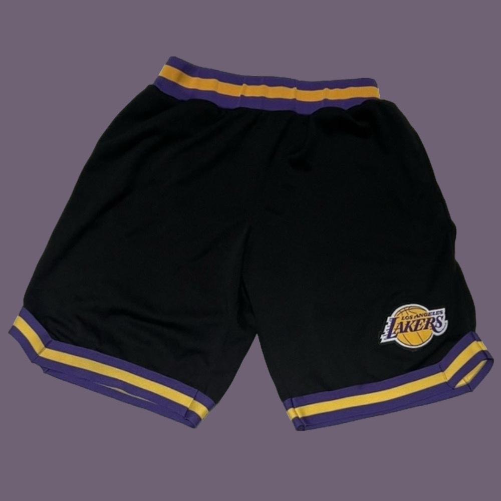 Los Angeles Lakers Black Mamba Unk Team Basketball Shorts